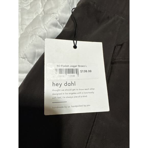 bella dahl Stretch Pant Size Large Jogger Brown NWT - Picture 11 of 12